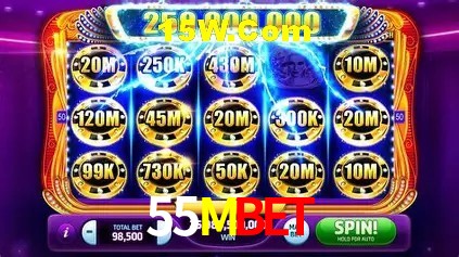 Interface moderna da plataforma 55MBET