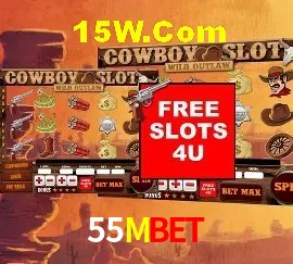 Slots com jackpots e giros grátis na 55MBET